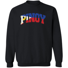 Pinoy with Flag Embedded Unisex Crewneck Pullover Sweatshirt