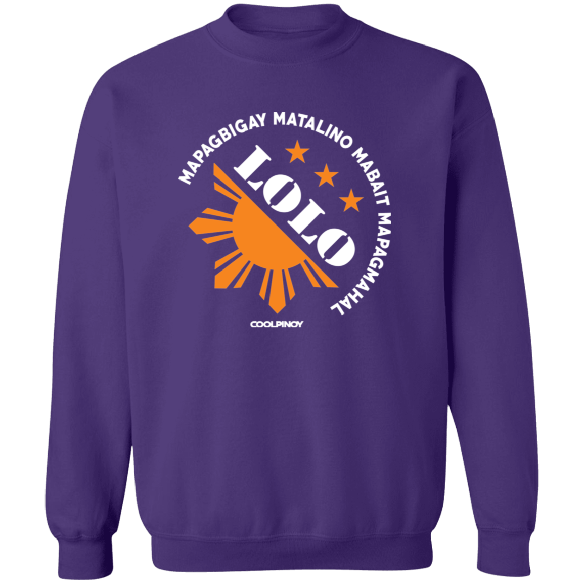 Matalino Mapagmahal Lolo Unisex Crewneck Pullover Sweatshirt