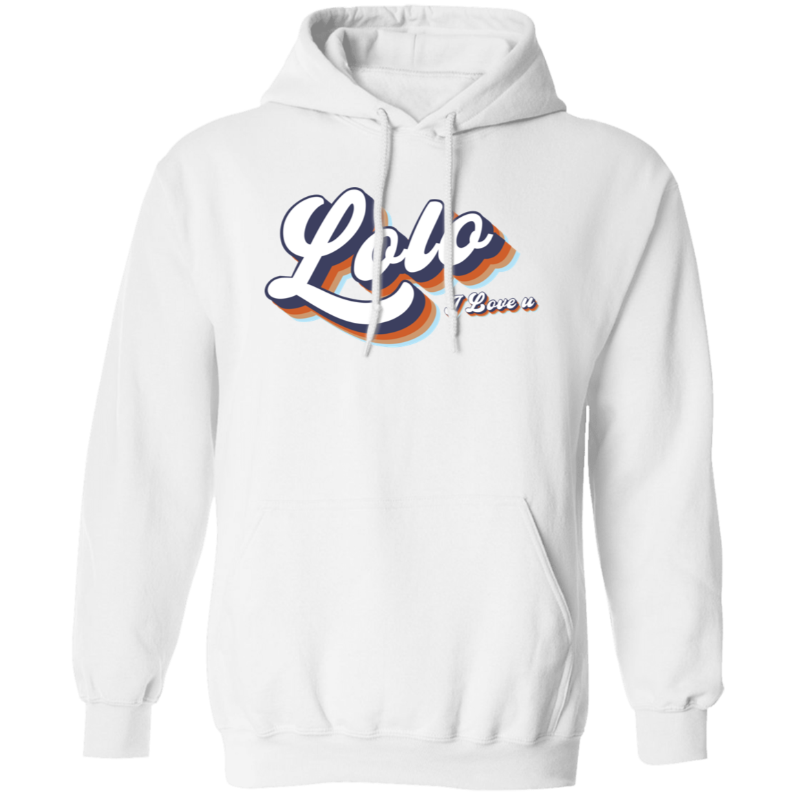 Lolo I Love U Unisex Pullover Hoodie