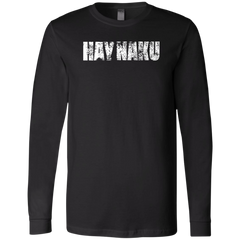 Hay Naku Distressed Unisex Jersey Long Sleeve T-Shirt