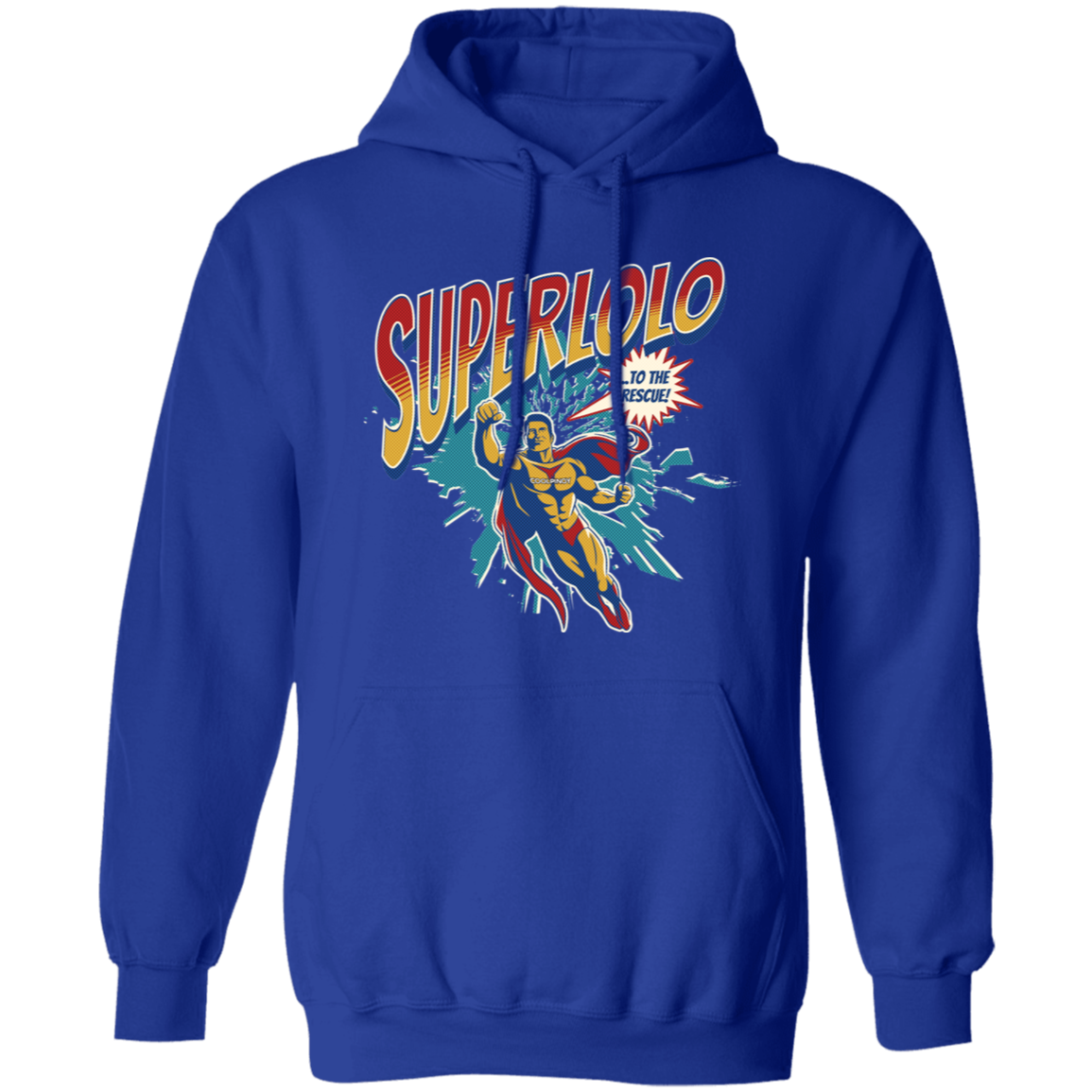 Super Lolo To The Rescue Unisex Pullover Hoodie