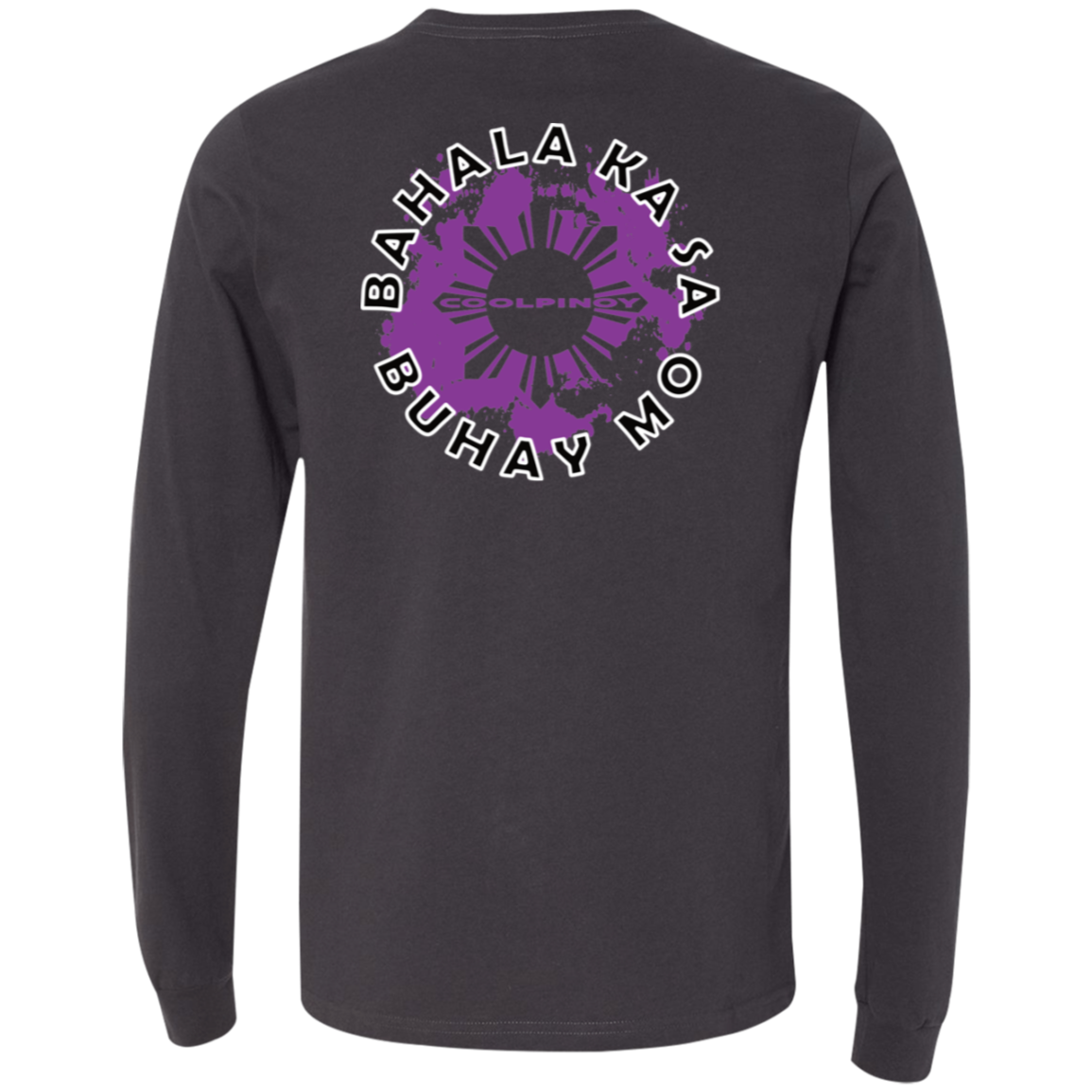 Bahala Ka Sa Buhay Mo Purple Splash Unisex Jersey Long Sleeve T-Shirt