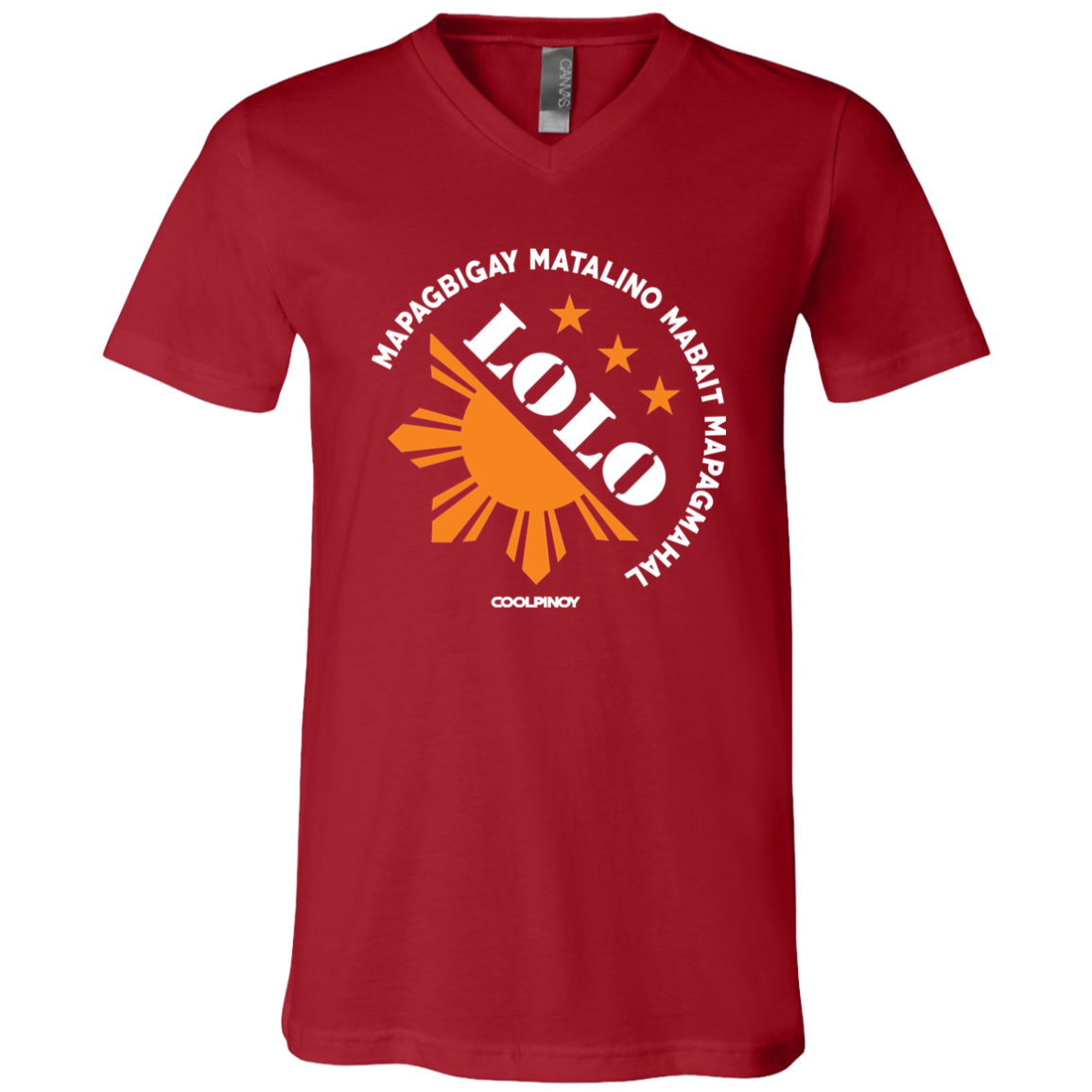 Matalino Mapagmahal Lolo Unisex Jersey V-Neck T-Shirt