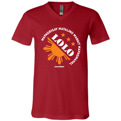 Matalino Mapagmahal Lolo Unisex Jersey V-Neck T-Shirt