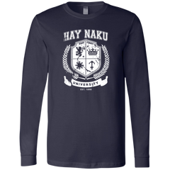 Hay Naku University Distressed CP Unisex Jersey Long Sleeve T-Shirt