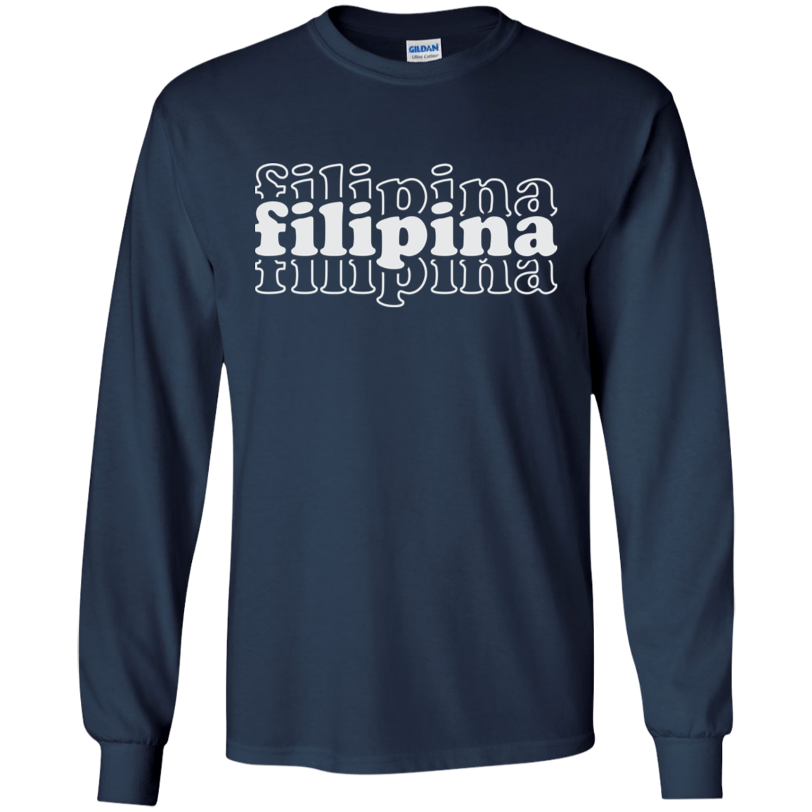 Filipina Triple Youth Long Sleeve T-Shirt