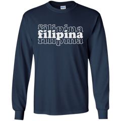 Filipina Triple Youth Long Sleeve T-Shirt