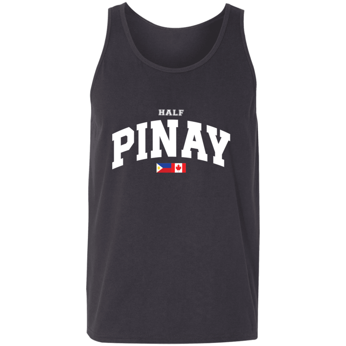 Half Pinay FILCAN Flag Unisex Cotton Tank Top