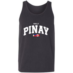 Half Pinay FILCAN Flag Unisex Cotton Tank Top