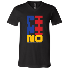 PI LI PI NO Unisex Jersey V-Neck T-Shirt