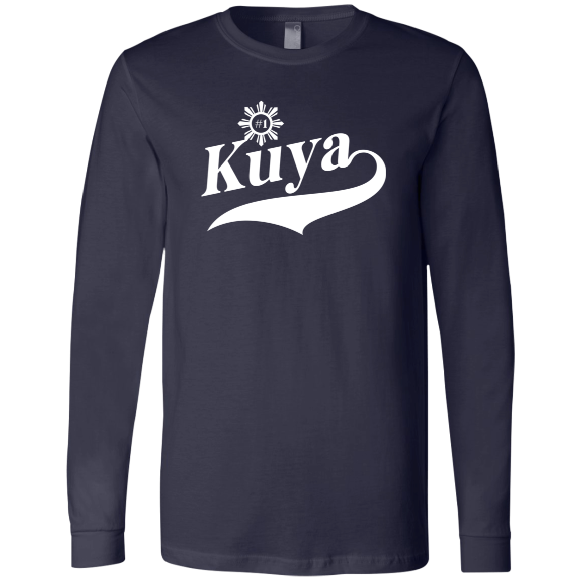 Number One Kuya Mens Jersey Long Sleeve T-Shirt