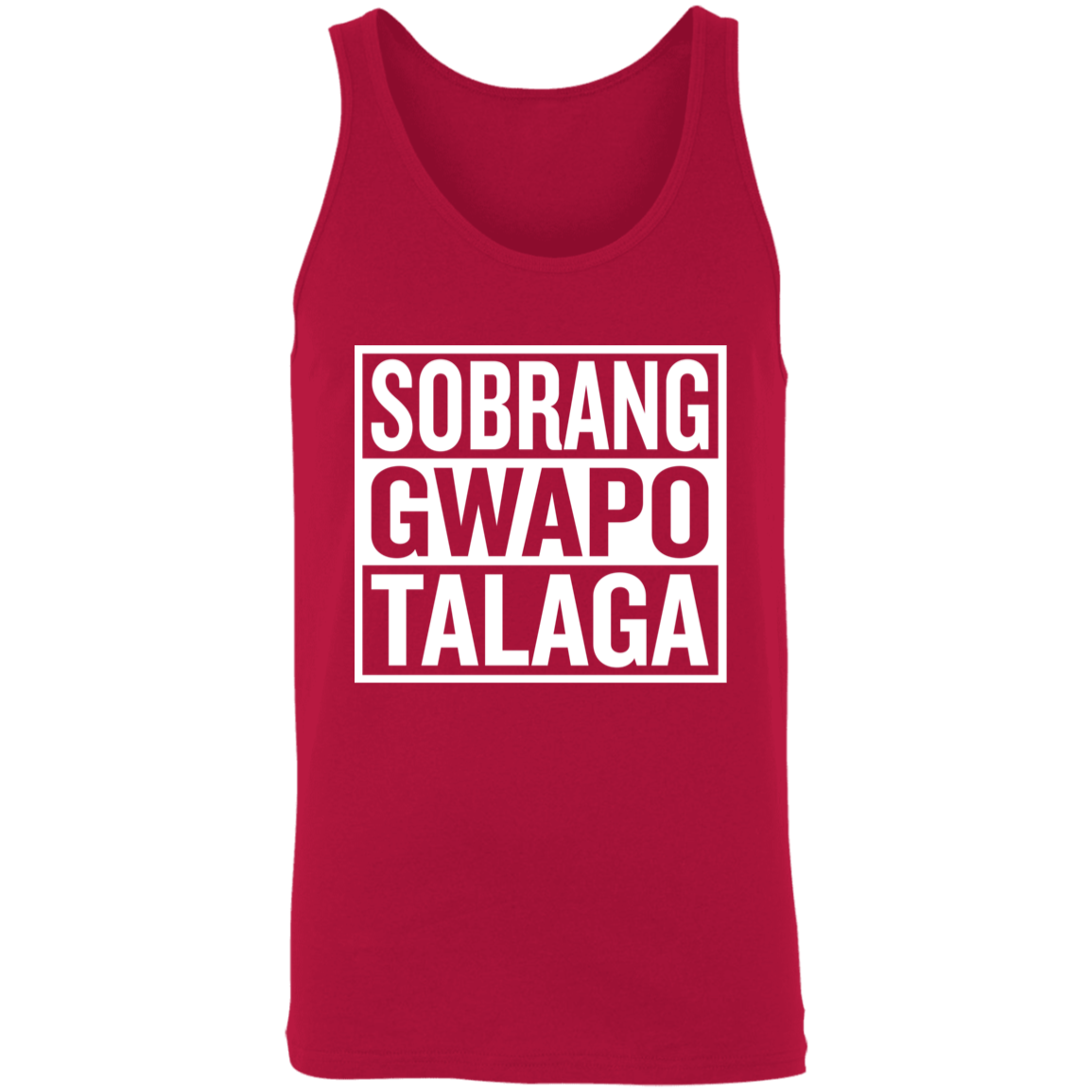 Sobrang Gwapo Talaga Unisex Cotton Tank Top