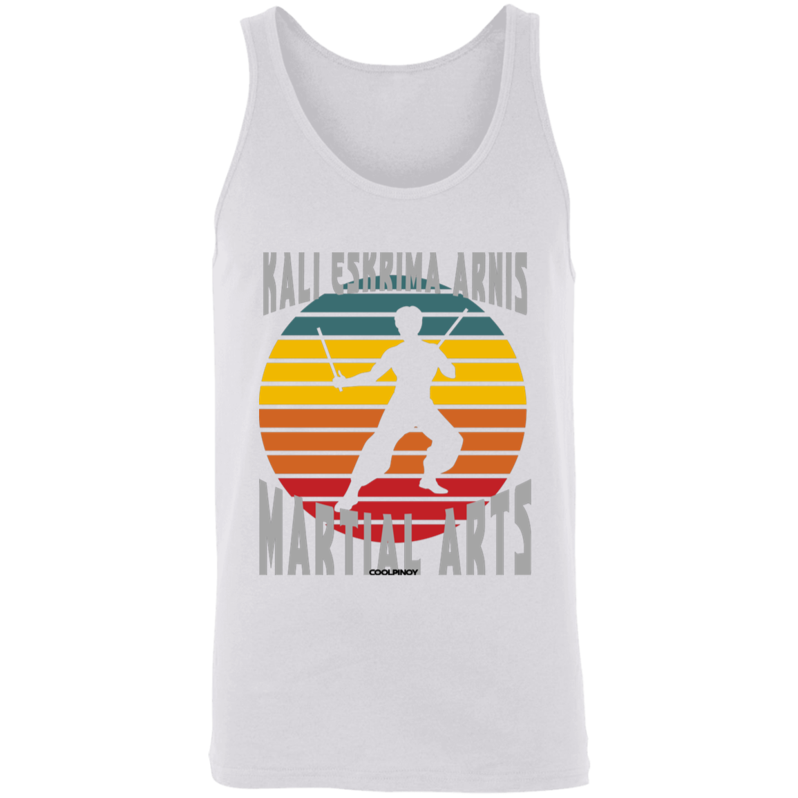 Kali Eskrima Arnis Martial Arts BL Unisex Cotton Tank Top