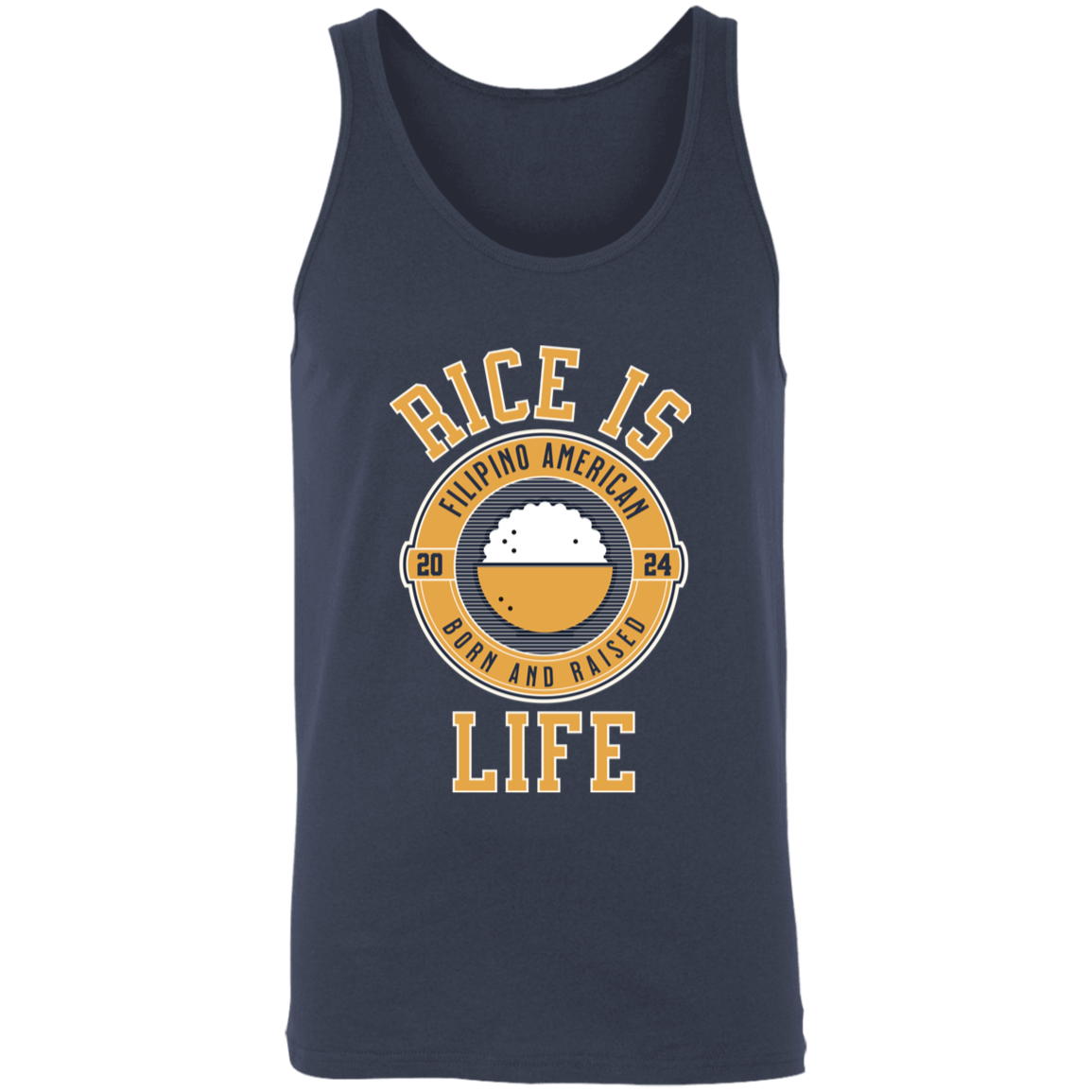 RIce is Life  Unisex Cotton Tank Top