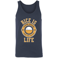 RIce is Life  Unisex Cotton Tank Top