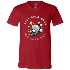 Best Lola Ever Unisex Jersey V-Neck T-Shirt