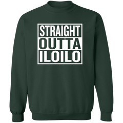 Straight Outta Iloilo Unisex Crewneck Pullover Sweatshirt