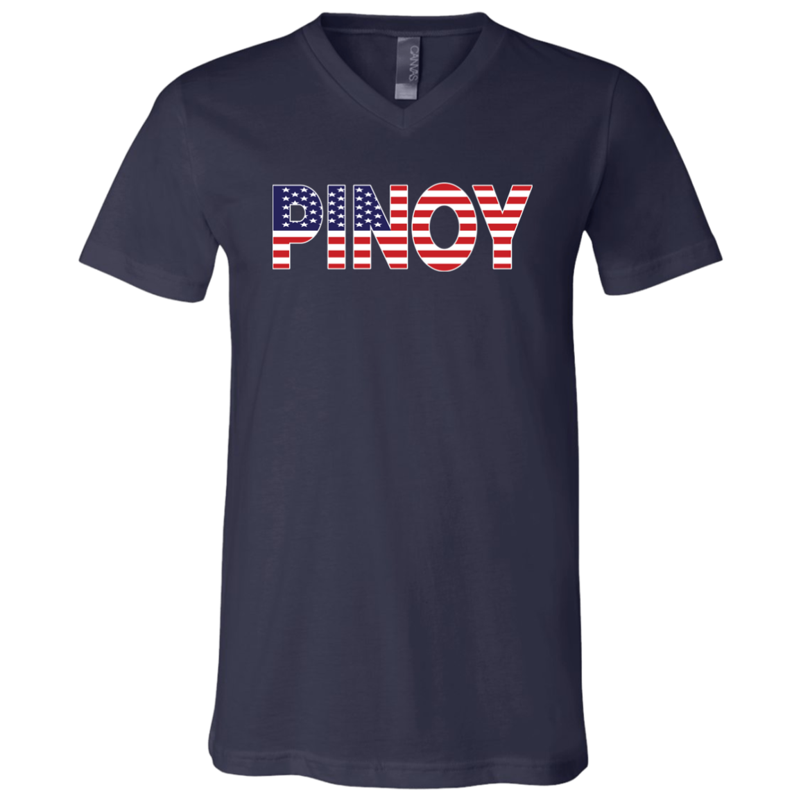 Pinoy American Unisex Jersey V-Neck T-Shirt