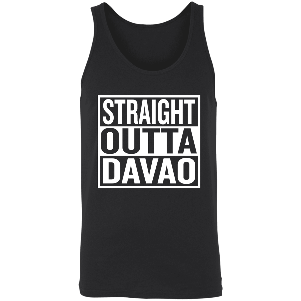 Straight Outta Davao Unisex Cotton Tank Top