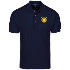 CoolPinoy Logo Mid Yellow Cotton Knit Polo