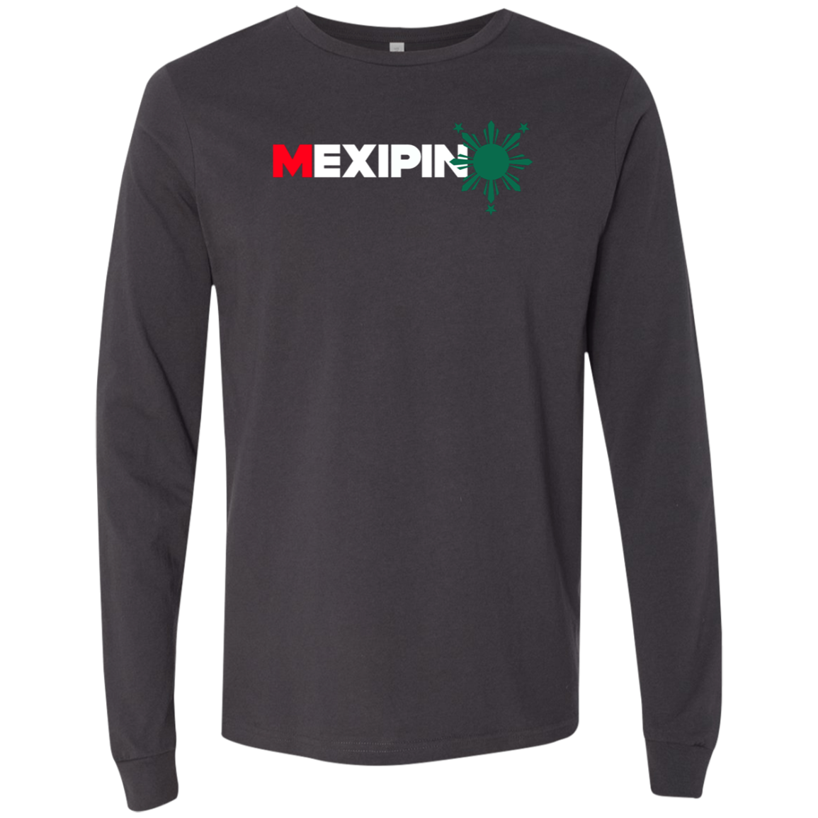 Mexipino with Sun Unisex Jersey Long Sleeve T-Shirt