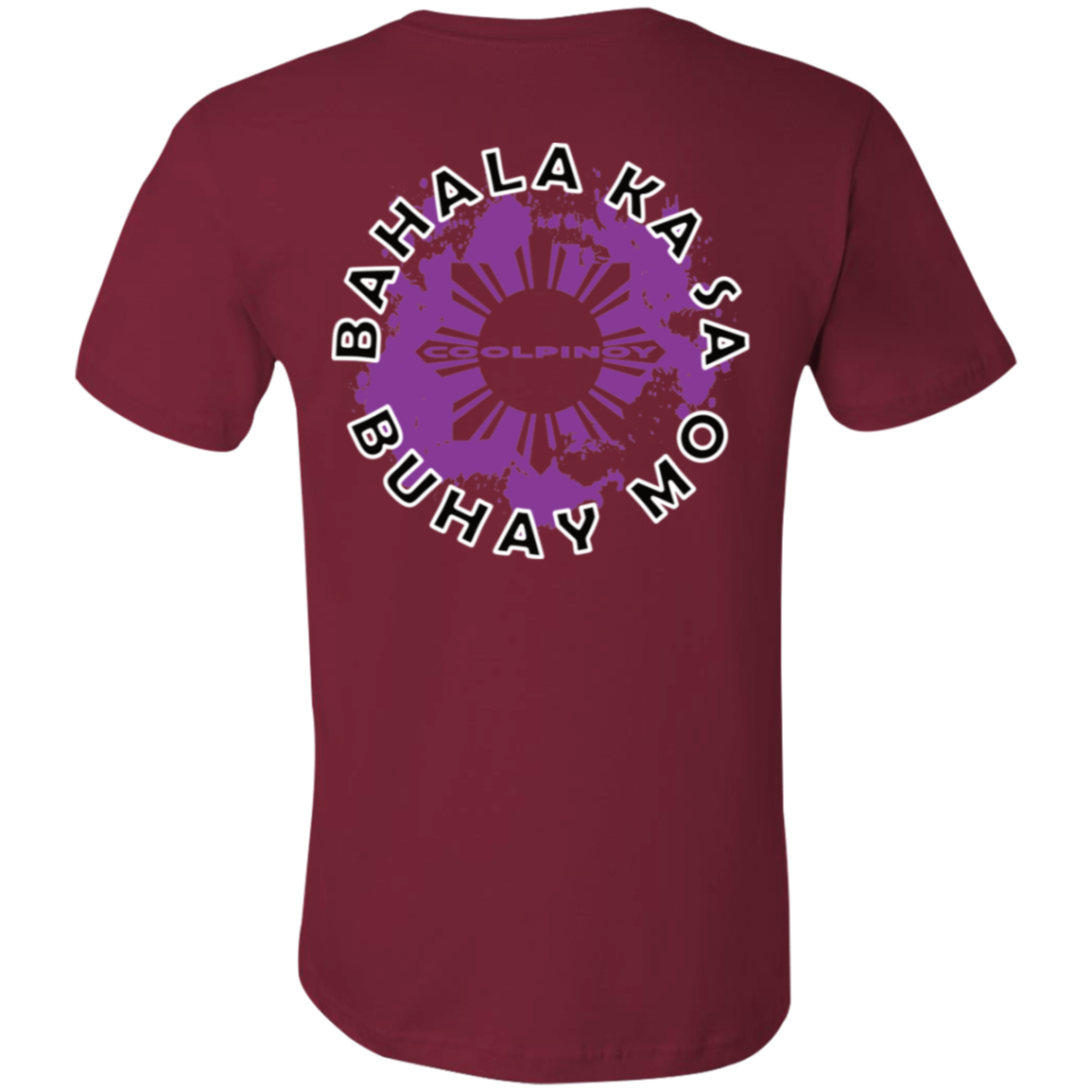 Bahala Ka Sa Buhay Mo Purple Splash Unisex Jersey T-Shirt