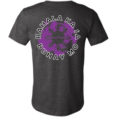 Bahala Ka Sa Buhay Mo Purple Splash Unisex Jersey T-Shirt