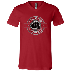 Fighting Pride Of The Philippines Unisex Jersey V-Neck T-Shirt