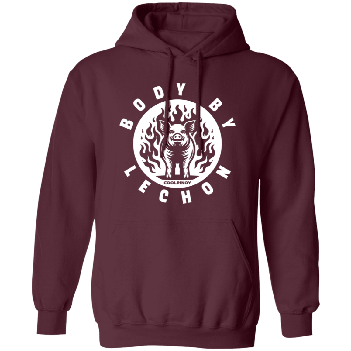 Body By Lechon Circle Unisex Pullover Hoodie