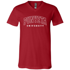 Punyeta University Unisex Jersey V-Neck T-Shirt