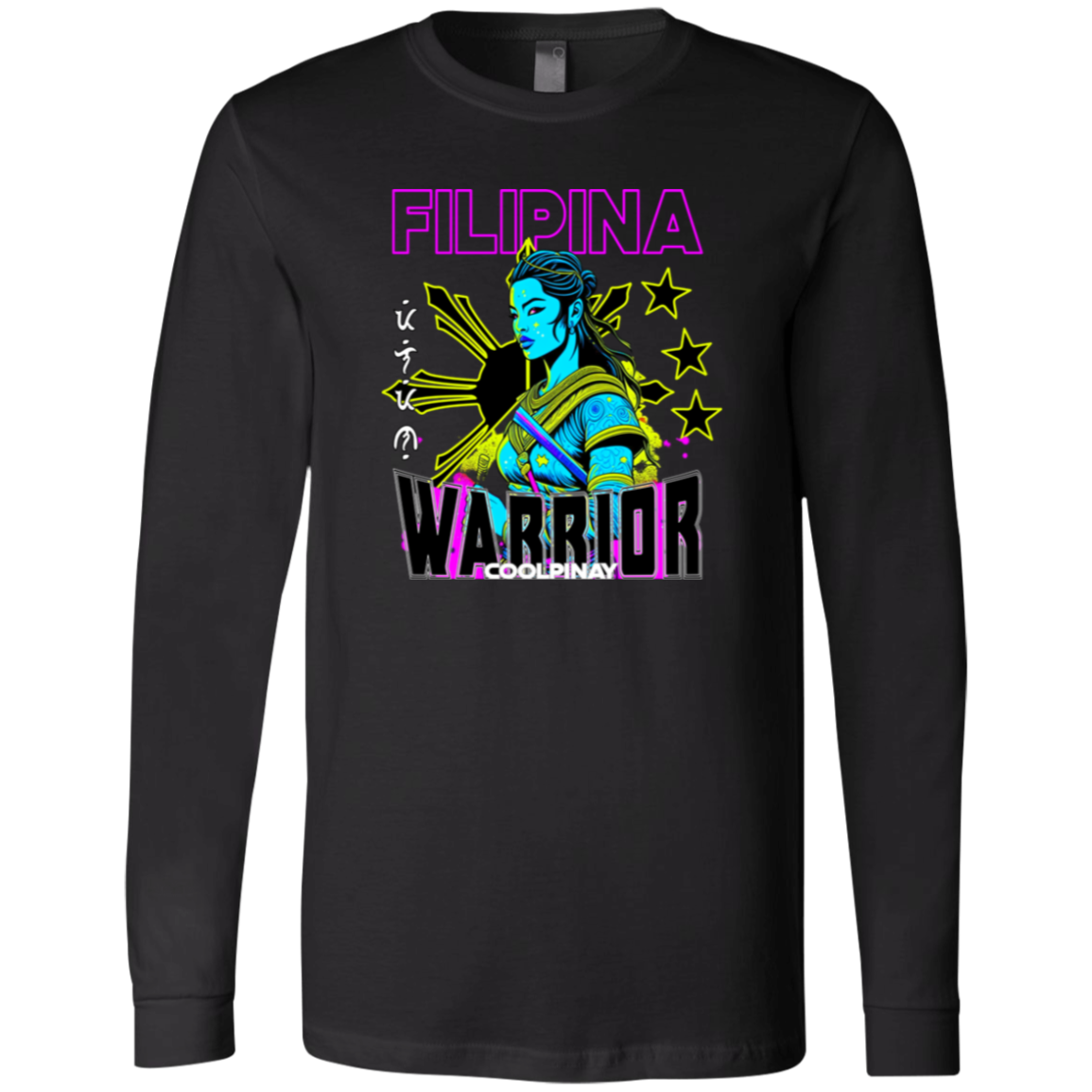 Filipina Warrior Psychadelic Unisex Jersey Long Sleeve T-Shirt