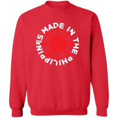 Made in the Philippines Red Sun Unisex Crewneck Pullover Sweatshirt