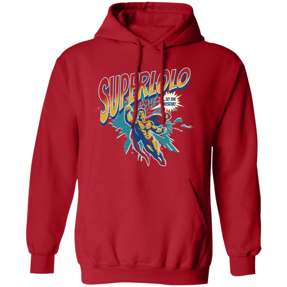 Super Lolo To The Rescue Unisex Pullover Hoodie