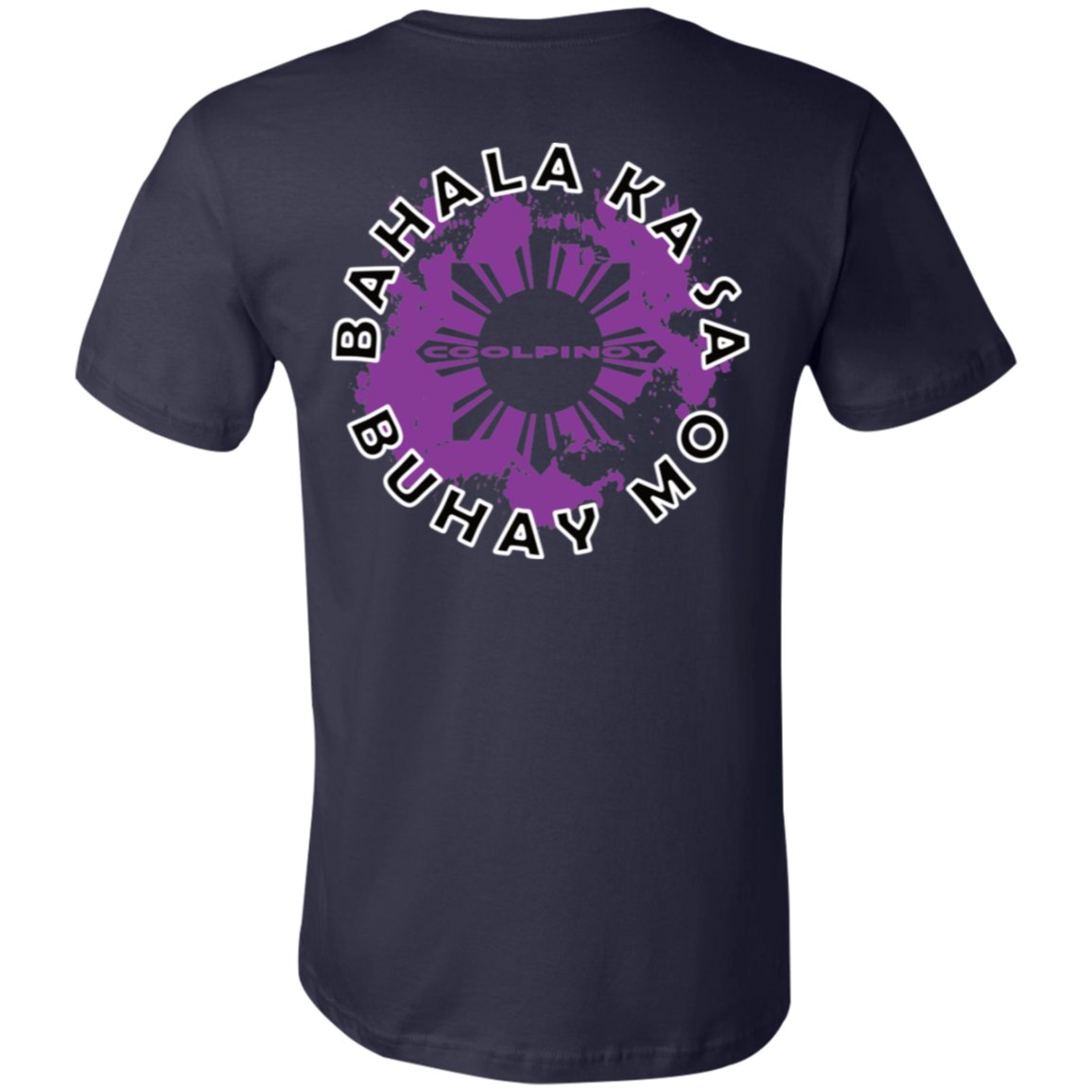 Bahala Ka Sa Buhay Mo Purple Splash Unisex Jersey T-Shirt