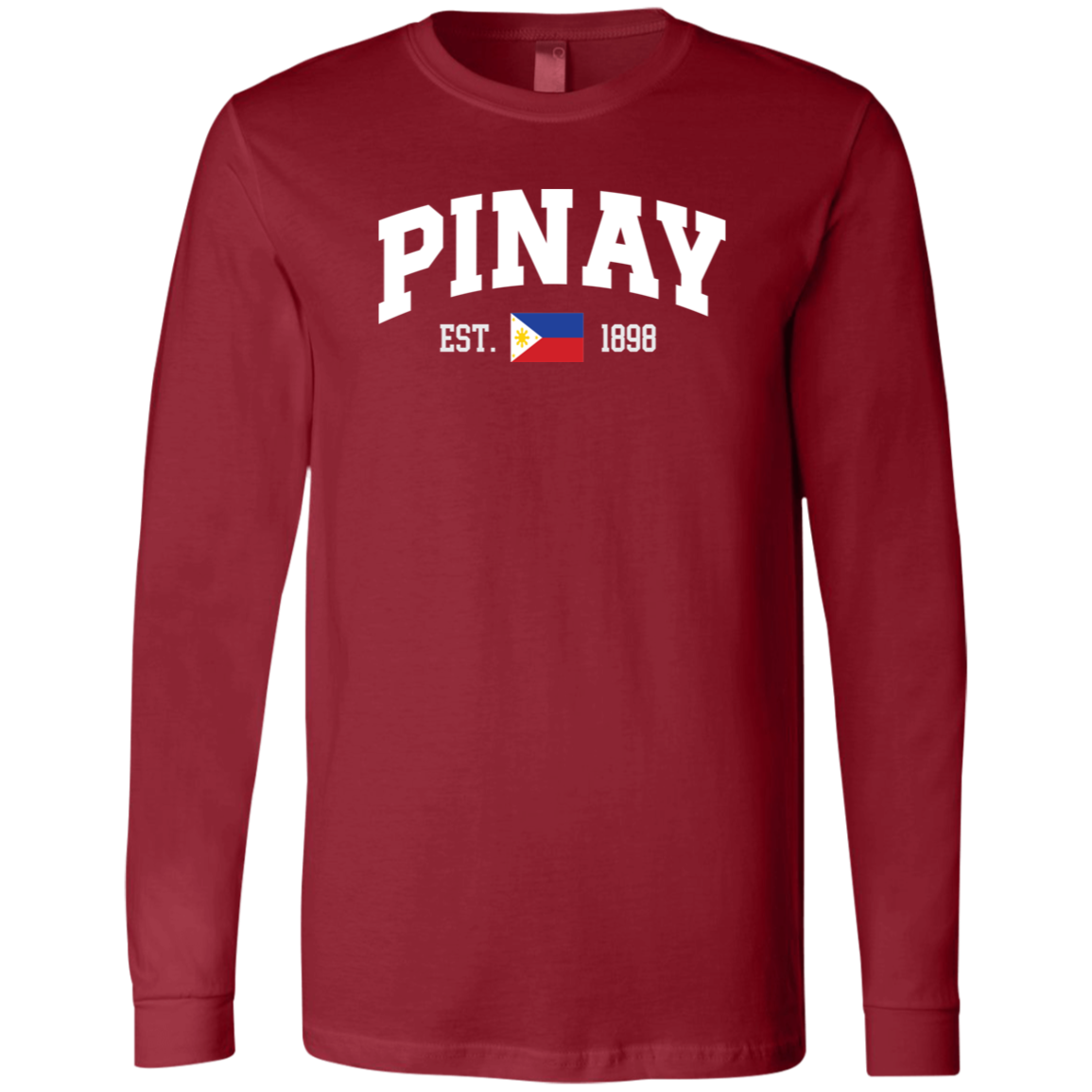 Pinay Est 1898 Unisex Jersey Long Sleeve T-Shirt