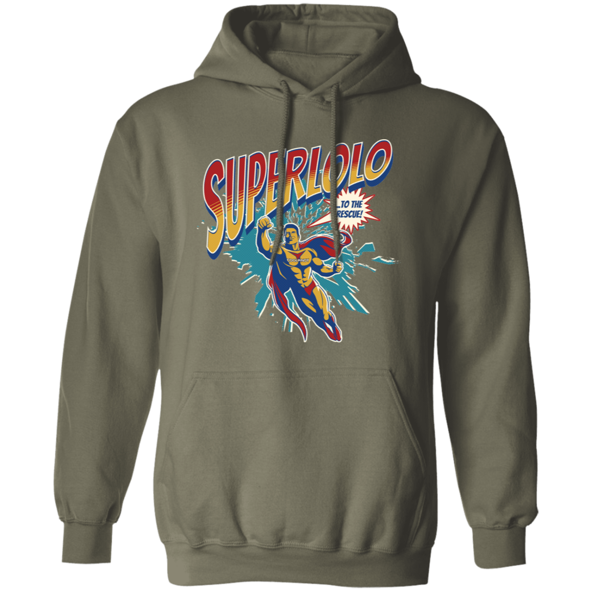 Super Lolo To The Rescue Unisex Pullover Hoodie