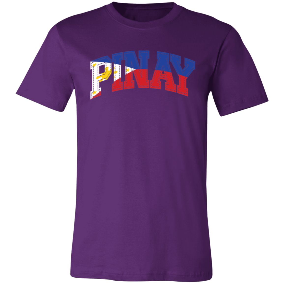 Pinay with Flag Embedded Unisex Jersey T-Shirt