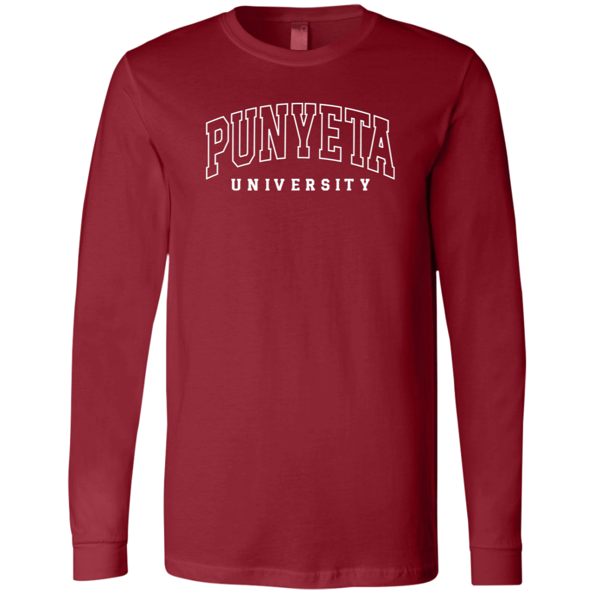 Punyeta University Unisex Jersey Long Sleeve T-Shirt