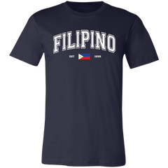 Filipino Est 1898 Unisex Jersey T-Shirt