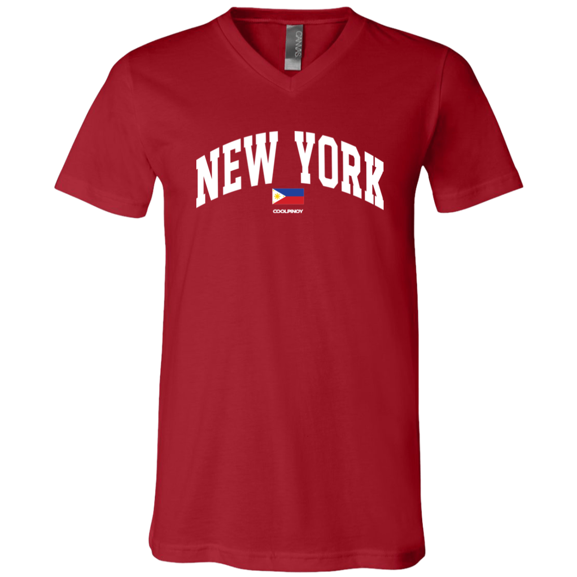 New York Unisex Jersey V-Neck T-Shirt