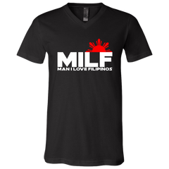 MILF Man I Love Filipinos Unisex Jersey V-Neck T-Shirt