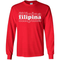 Filipina Triple Youth Long Sleeve T-Shirt