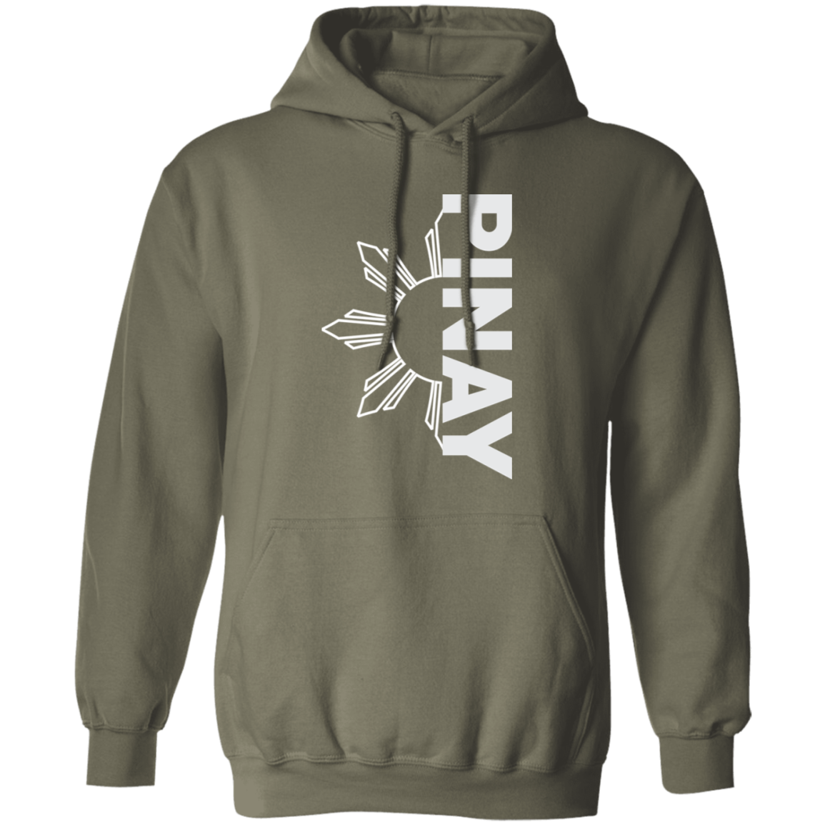 Pinay in Vertical Half Sun Unisex Pullover Hoodie