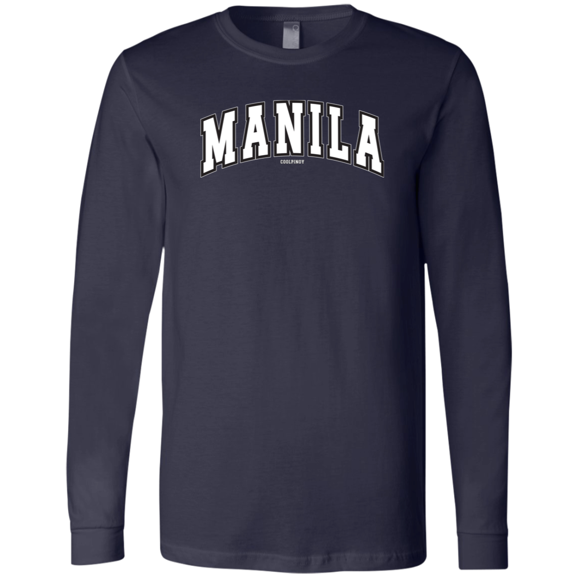 Manila Arch White CP Unisex Jersey Long Sleeve T-Shirt