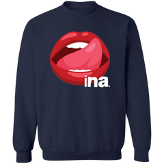 Tongue Ina Unisex Crewneck Pullover Sweatshirt