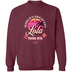 Worlds Greatest Lola Unisex Crewneck Pullover Sweatshirt