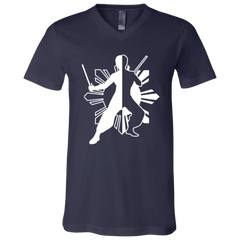 Kali Eskrima Ying Yang Unisex Jersey V-Neck T-Shirt