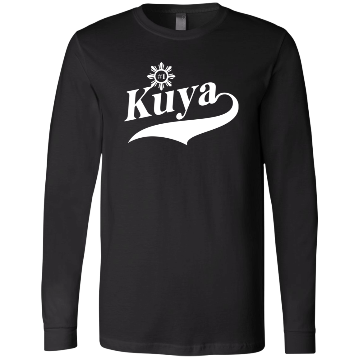 Number One Kuya Mens Jersey Long Sleeve T-Shirt