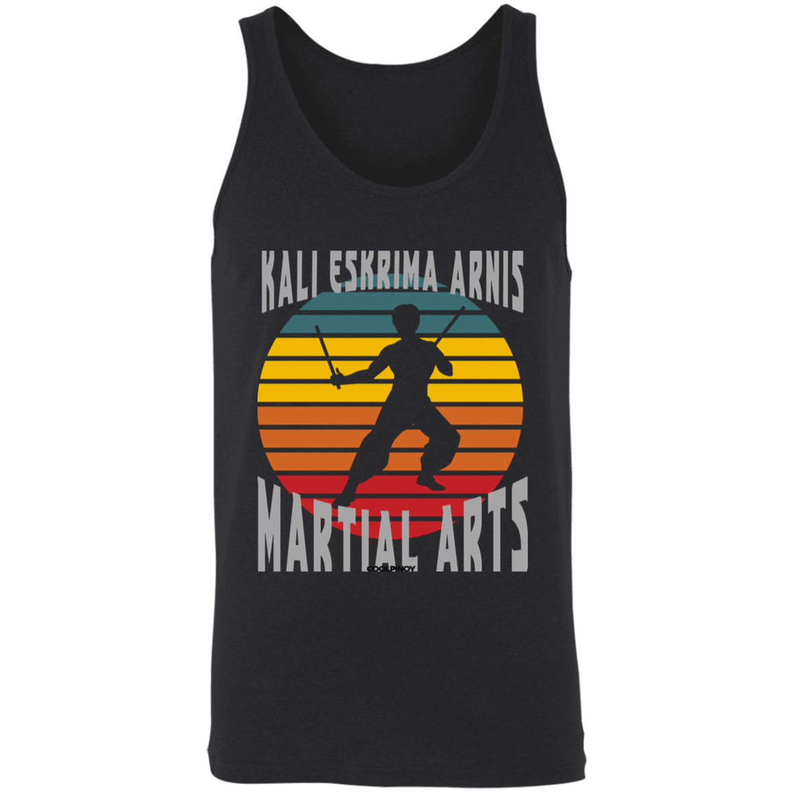 Kali Eskrima Arnis Martial Arts BL Unisex Cotton Tank Top