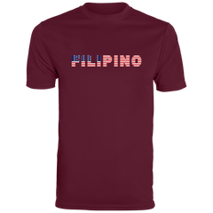 Filipino with US Flag Embedded Moisture-Absorbing Shirt